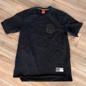 Nike Air Black Athletic Casual Shirt Men Large Bin L-44